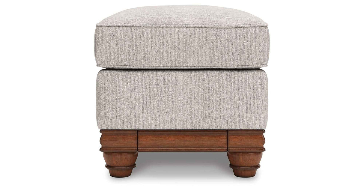 Clearbrooke Sandstone Oversized Chair and Ottoman by Ashley at Eve Furniture