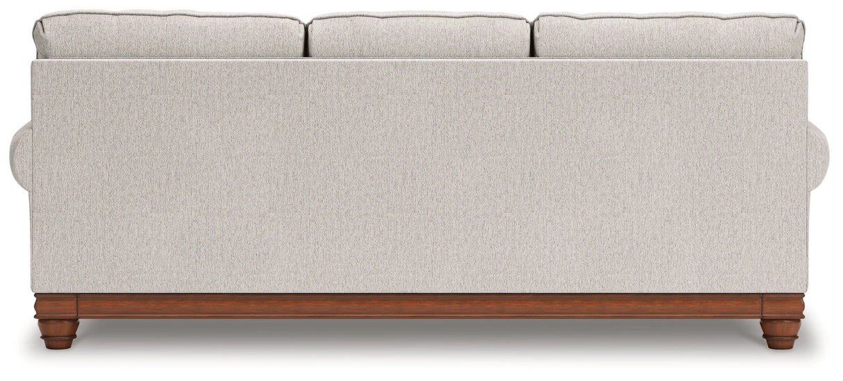 Clearbrooke Sandstone Sofa, Oversized Chair and Accent Ottoman by Ashley at Eve Furniture