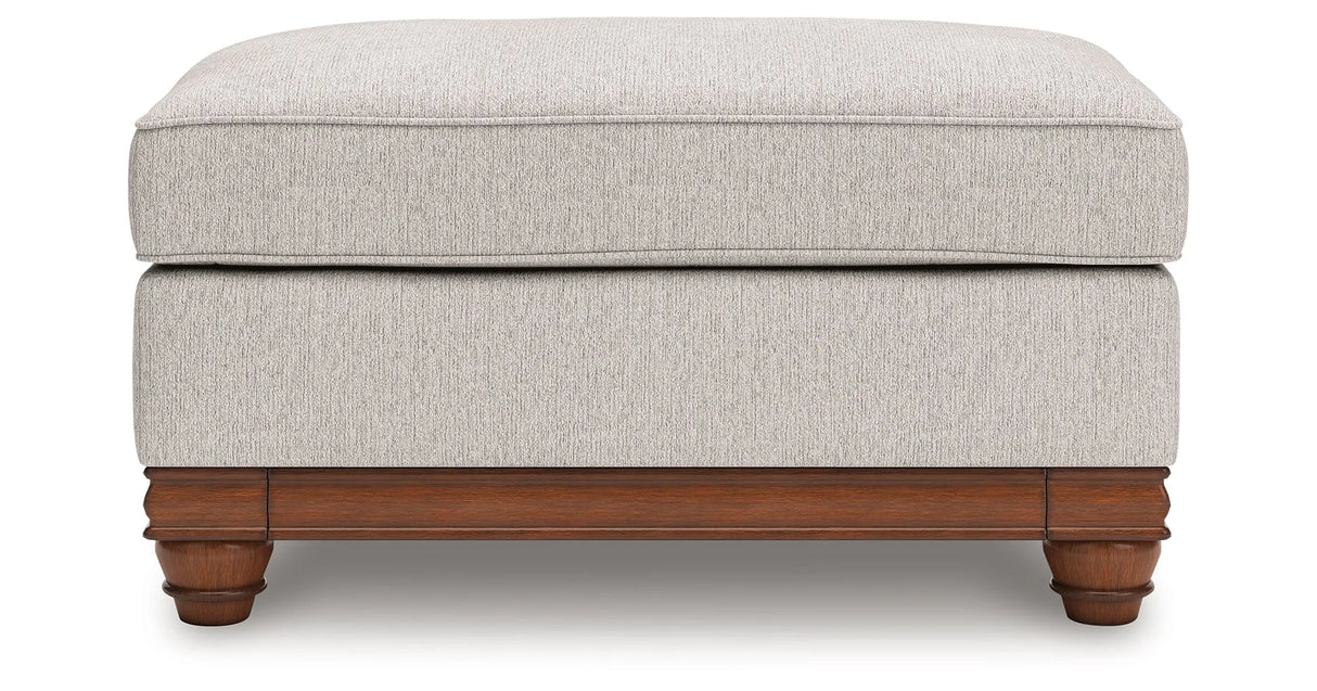 Clearbrooke Sandstone Sofa, Oversized Chair and Accent Ottoman by Ashley at Eve Furniture