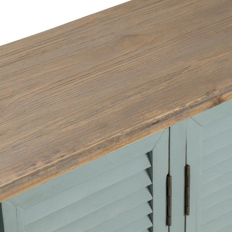 Clearwater Blue/Brown Sideboard by Crestview at Eve Furniture