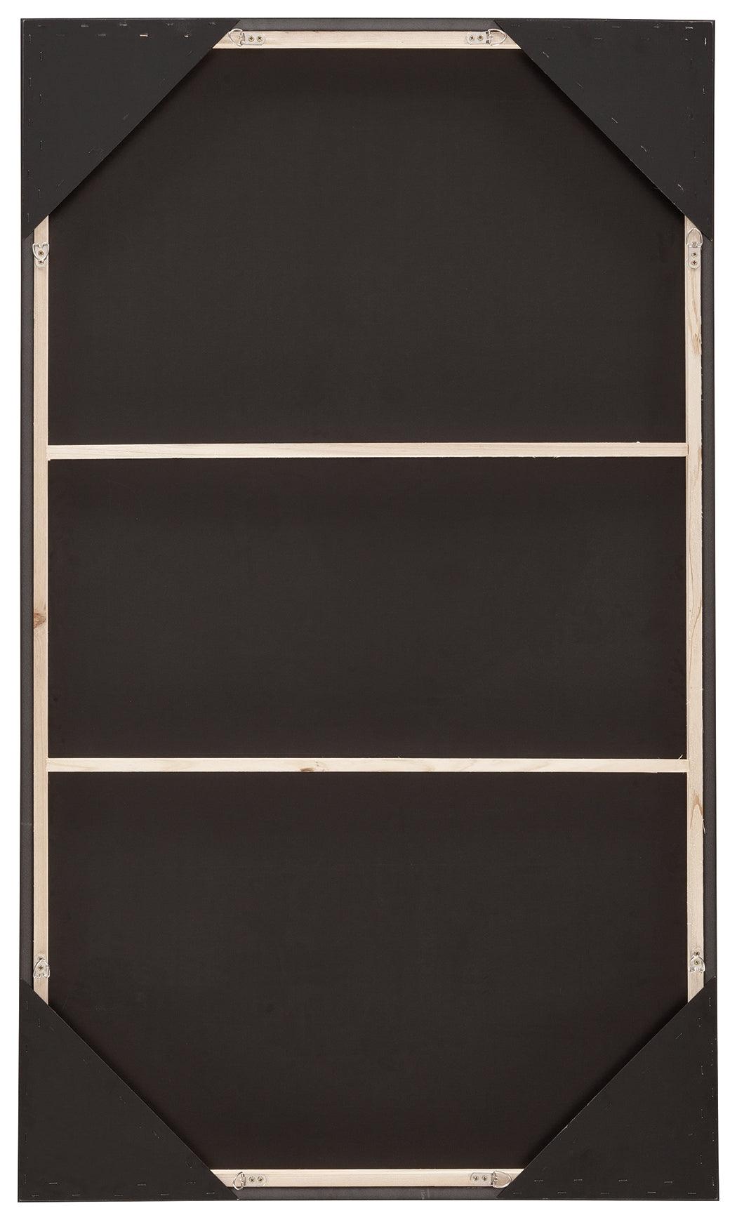 Clefting Black/Caramel/Tan Wall Art by Ashley at Eve Furniture