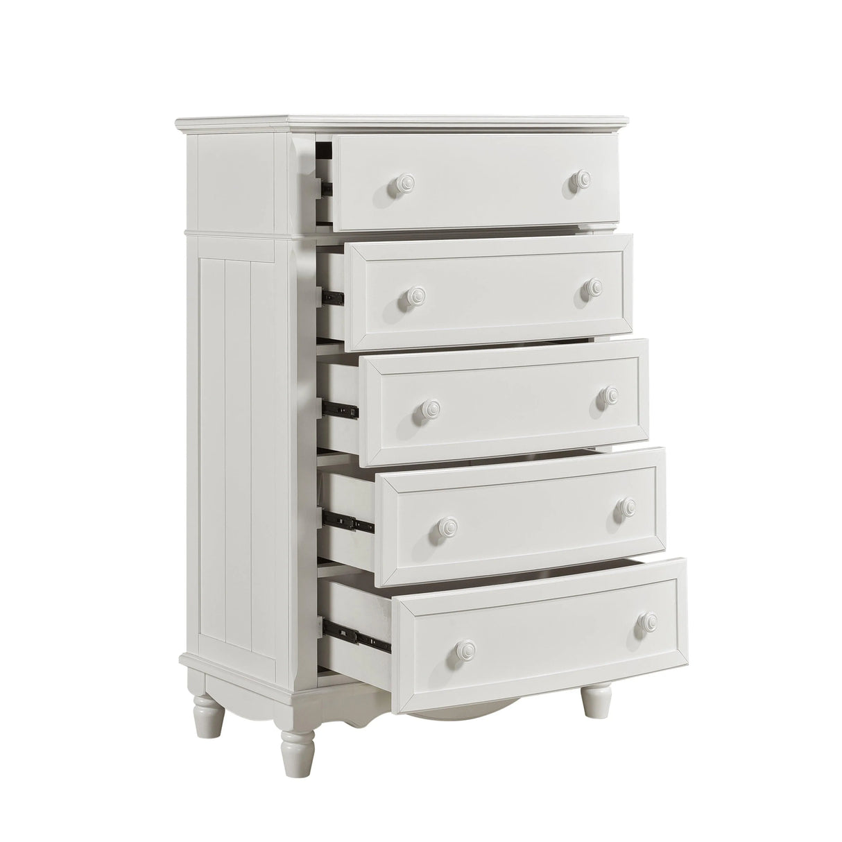 Clementine White Chest by Homelegance at Eve Furniture