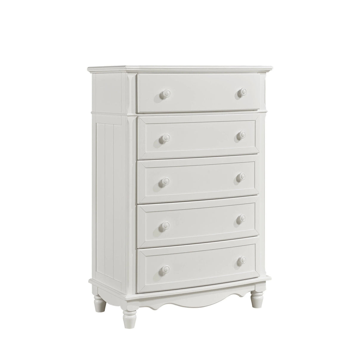 Clementine White Chest by Homelegance at Eve Furniture