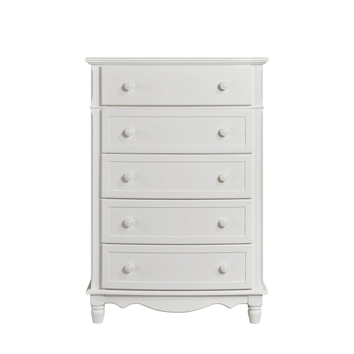 Clementine White Chest by Homelegance at Eve Furniture