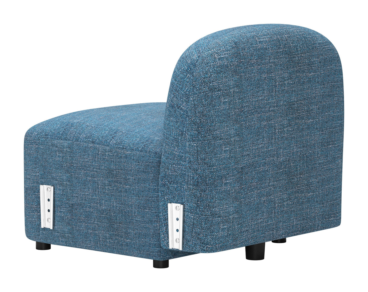Cleo Blue Middle Chair by Zuomod at Eve Furniture