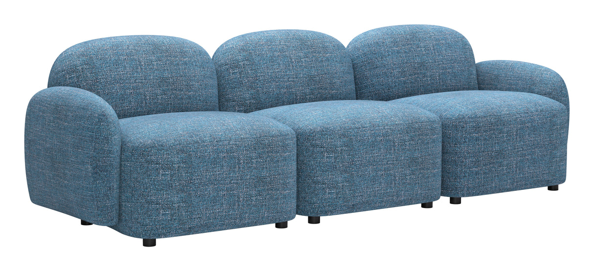 Cleo Blue Modular Sofa by Zuomod at Eve Furniture