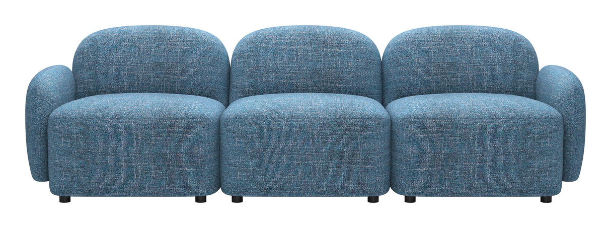 Cleo Blue Modular Sofa by Zuomod at Eve Furniture