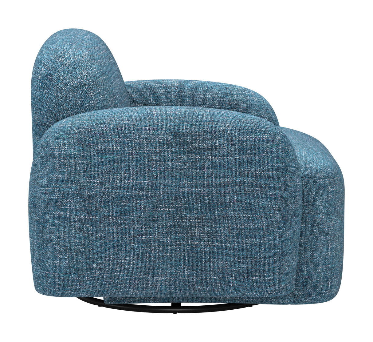 Cleo Blue Swivel Chair by Zuomod at Eve Furniture