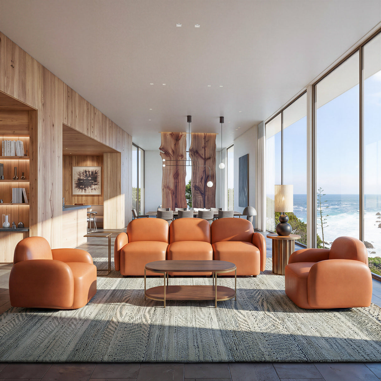 Cleo Brown Modular Sofa by Zuomod at Eve Furniture