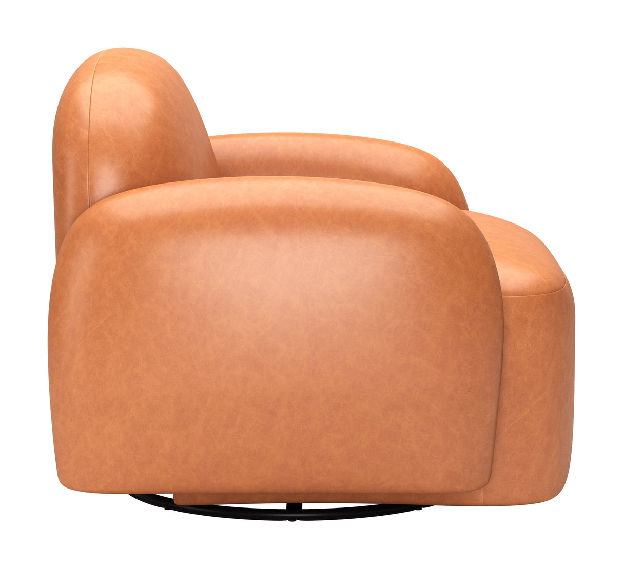 Cleo Brown Swivel Chair by Zuomod at Eve Furniture