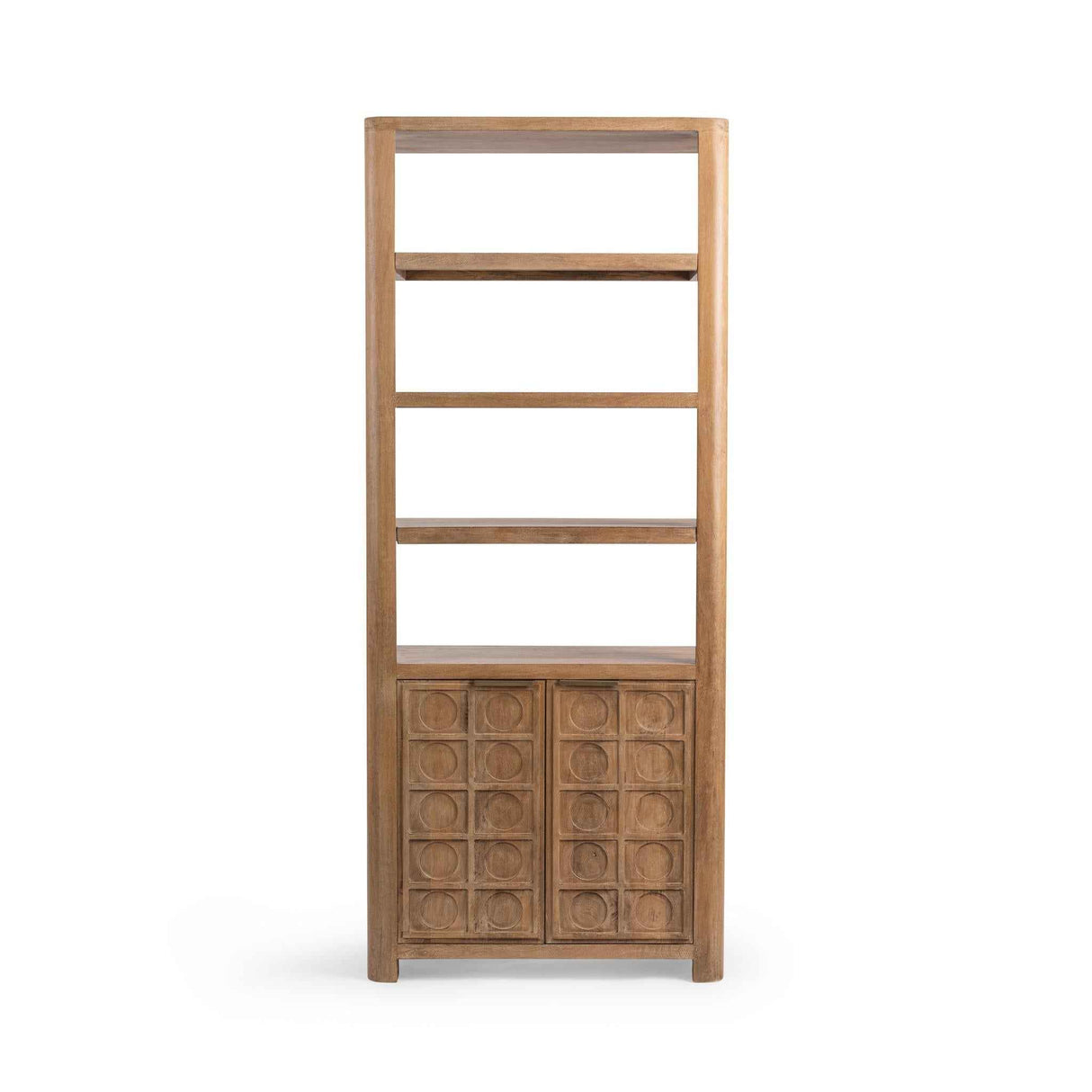 Cleveland Sandy Taupe Bookcase by Classic Home at Eve Furniture