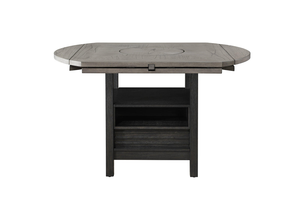 Cline Black and Gray Counter Height Dining Table by Crown Mark at Eve Furniture