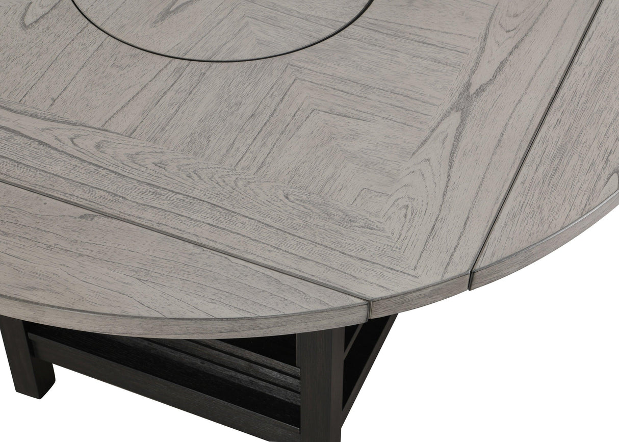 Cline Black and Gray Counter Height Dining Table by Crown Mark at Eve Furniture