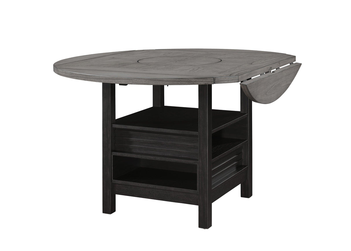 Cline Black and Gray Counter Height Dining Table by Crown Mark at Eve Furniture