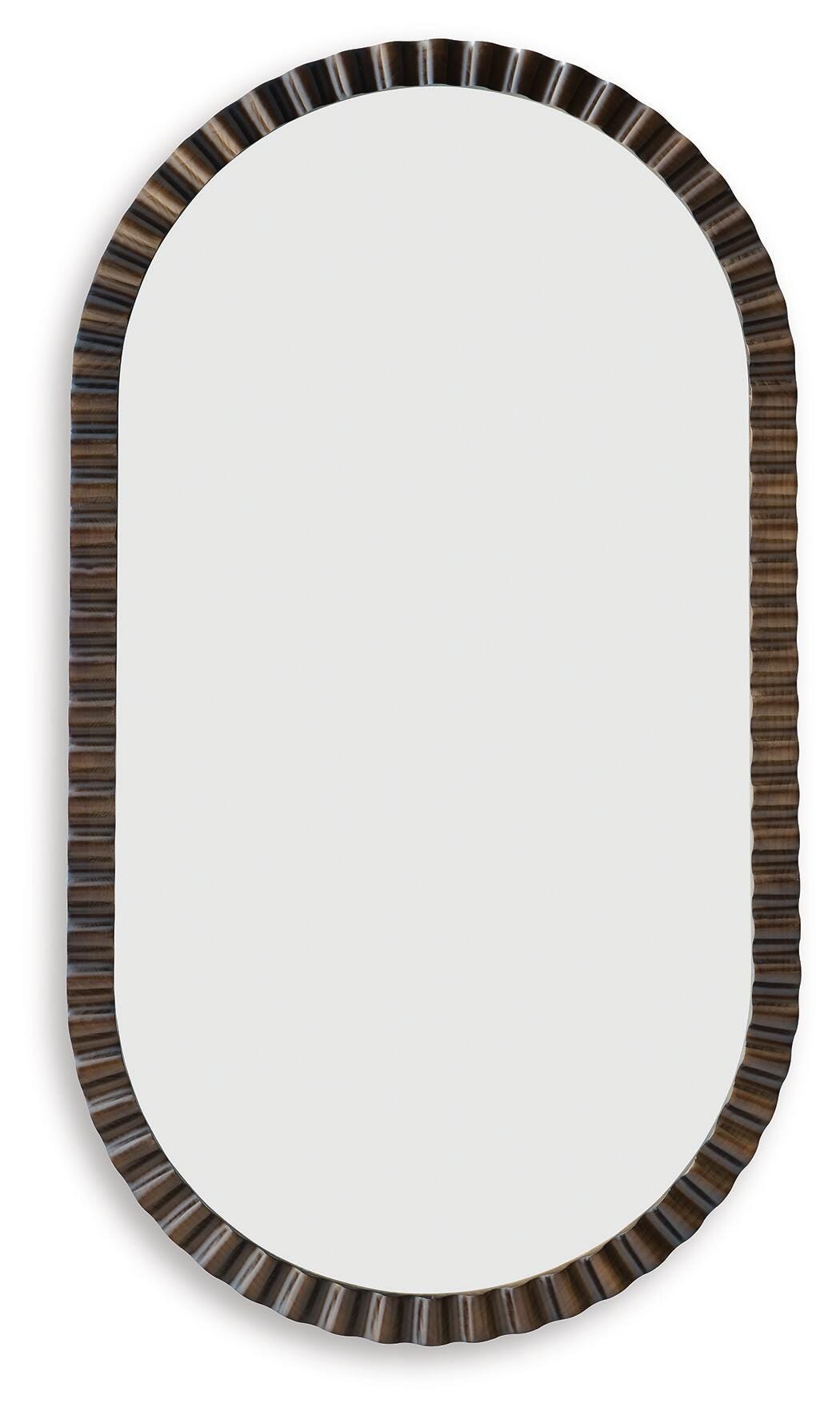 Clorington Dark Brown Accent Mirror by Ashley at Eve Furniture