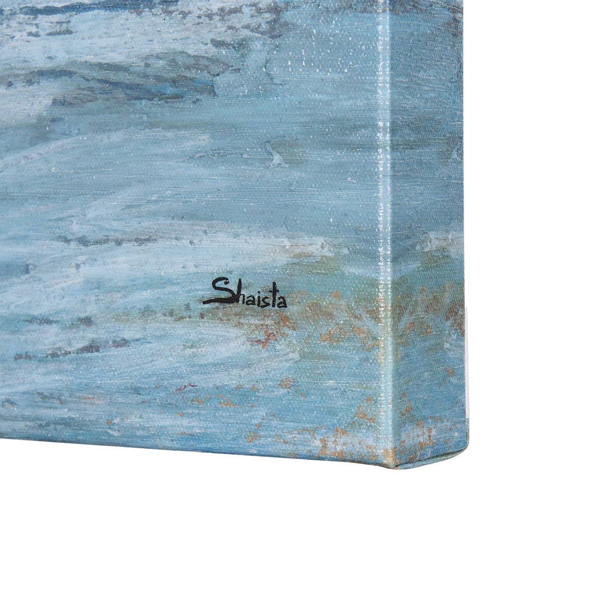 Cloud Bay I by Mercana Studio a Hand Embellished Textured Canvas by Mercana at Eve Furniture