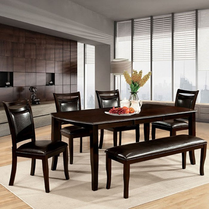 Woodside Dark Cherry/Espresso 7-Piece Dining Room Set