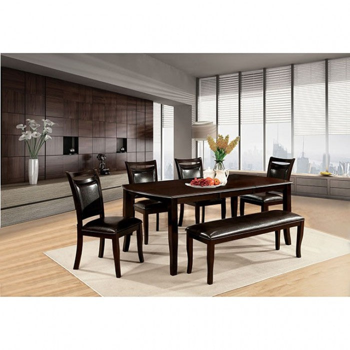 Woodside Dark Cherry/Espresso 7-Piece Dining Room Set