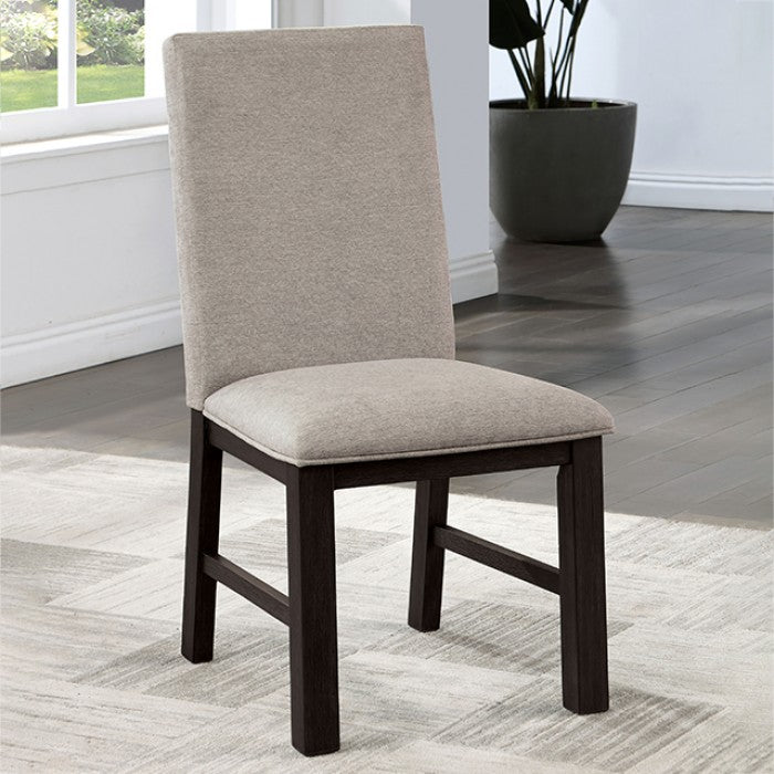 Umbria Antique Black/Gray Side Chair by Furniture of America at Eve Furniture