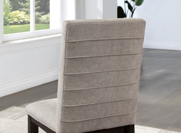 Umbria Antique Black/Gray Side Chair by Furniture of America at Eve Furniture
