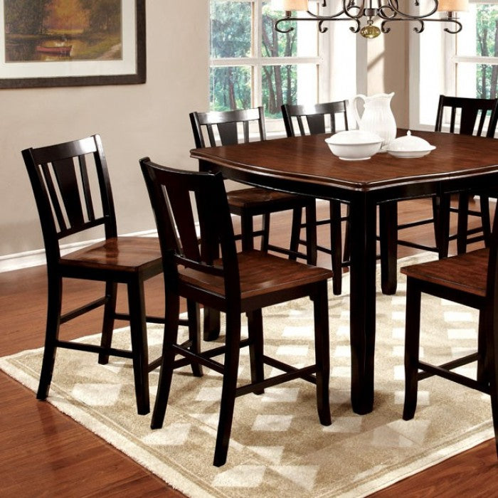Dover Black/Cherry Counter Height Table