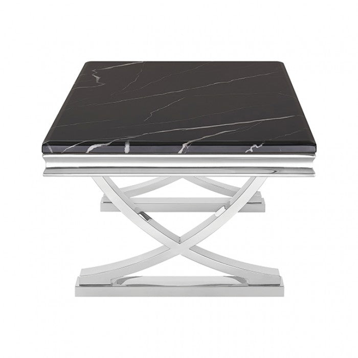Wettingen Chrome/Beig Coffee Table