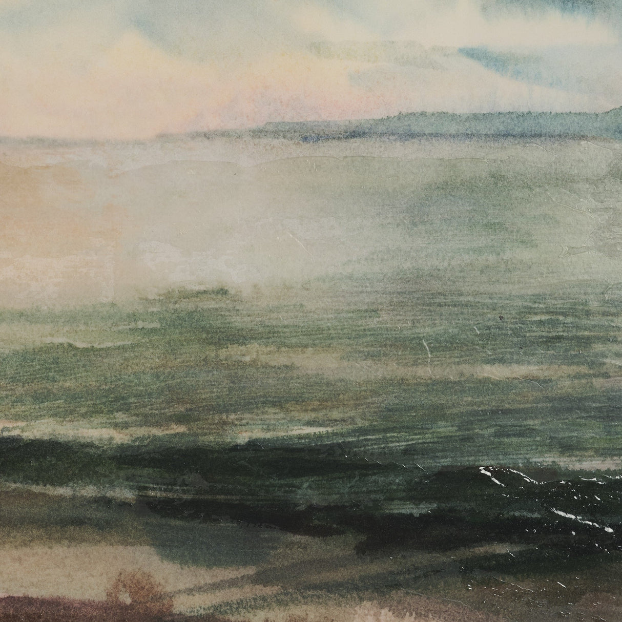 Coastal Splendor I by Mercana Studio Hand Embelished Framed Artwork Matted under Glass by Mercana at Eve Furniture