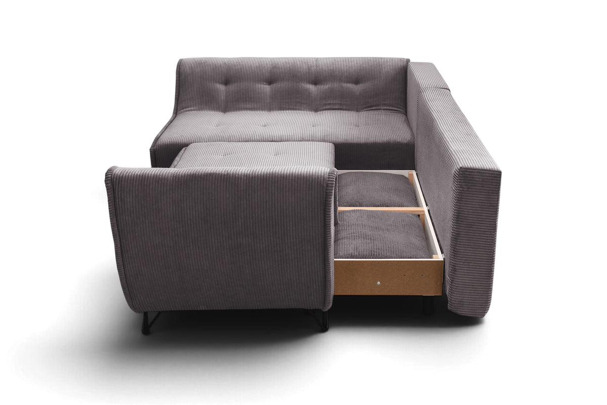 Cocoli Sectional w/ Bed Dark Taupe by ESF Furniture at Eve Furniture