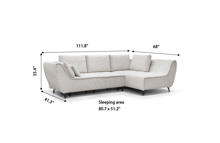 Cocoli Sectional w/Bed by ESF Furniture at Eve Furniture