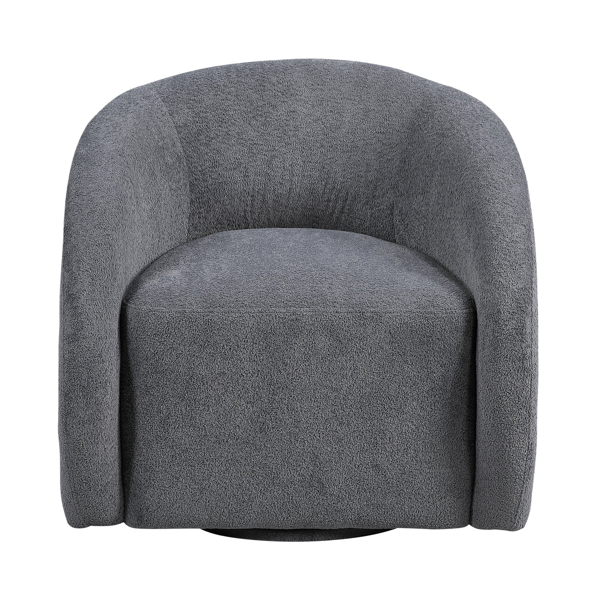 Cocoon Dark Gray Swivel Chair by Homelegance at Eve Furniture