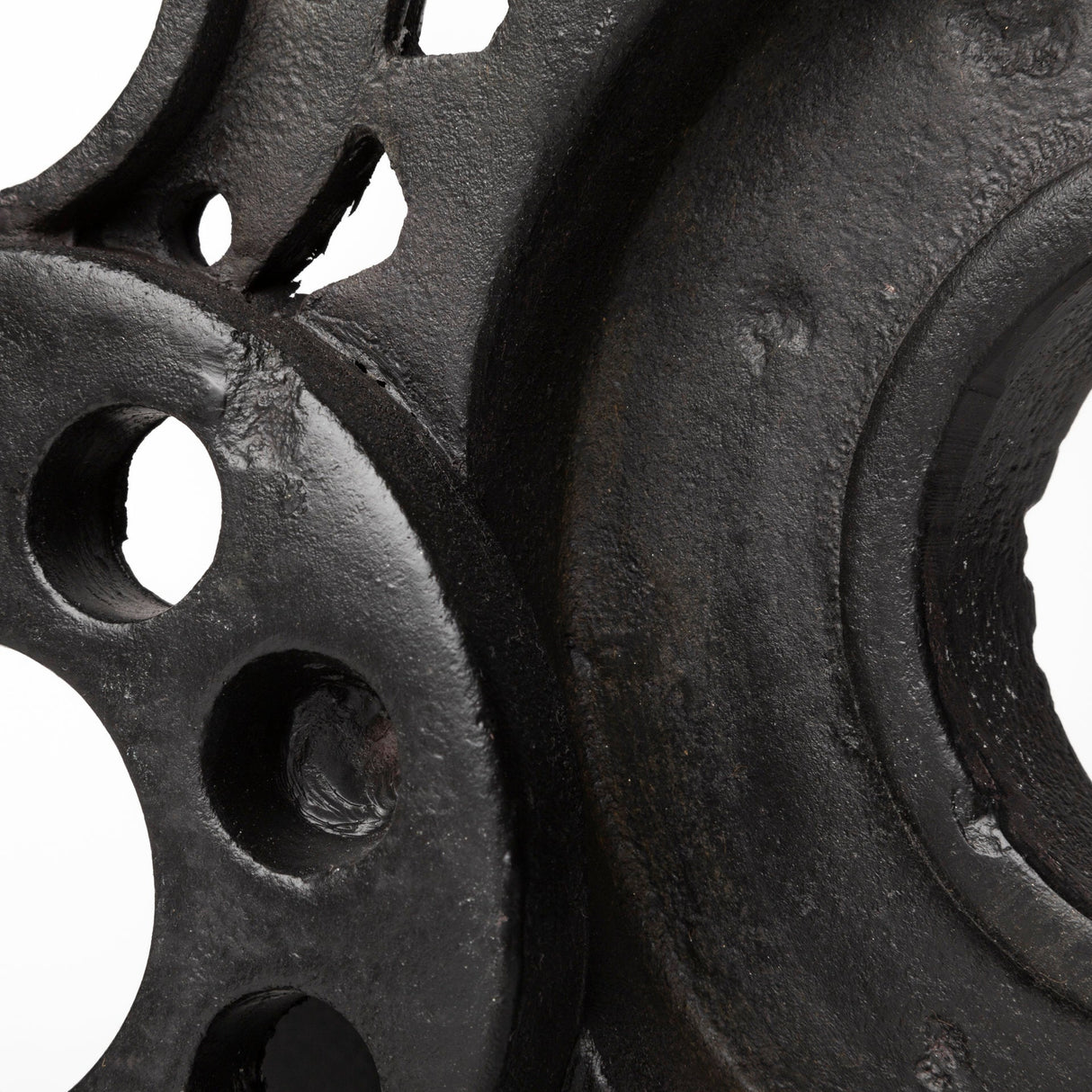Cogsworth Set of 2 Brown Resin Industrial Gear Bookends by Mercana at Eve Furniture