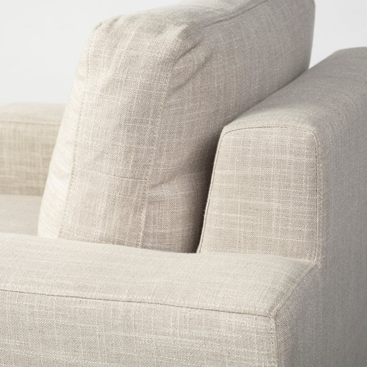 Colburne I Beige Fabric W/ Wood and Iron Frame Accent Chair by Mercana at Eve Furniture