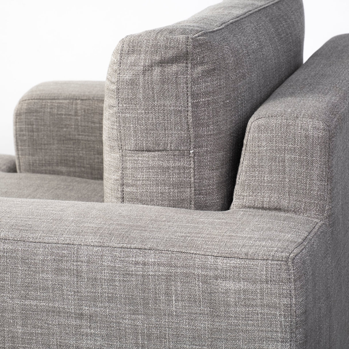 Colburne I Gray Fabric W/ Wood and Iron Frame Accent Chair by Mercana at Eve Furniture