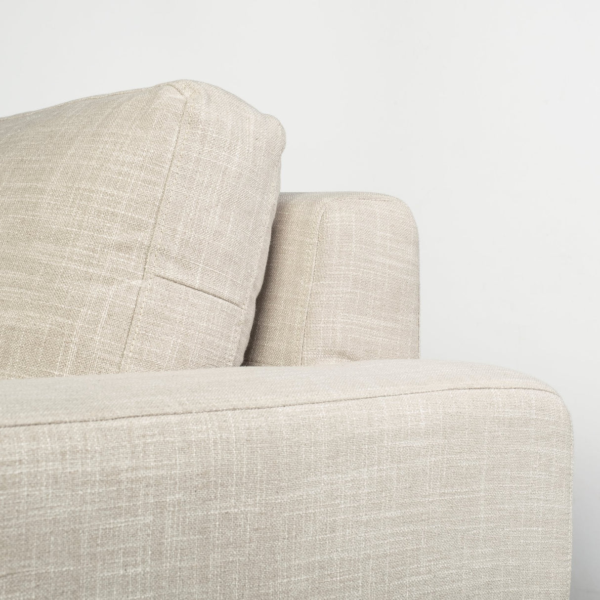 Colburne II Beige Upholstered Three Seater Sofa by Mercana at Eve Furniture