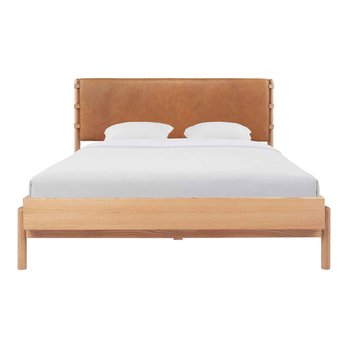 Colby Natural King Bed by Moe's Home at Eve Furniture