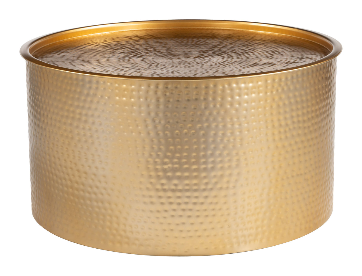 Coldveil Gold Storage Coffee Table by Zuomod at Eve Furniture