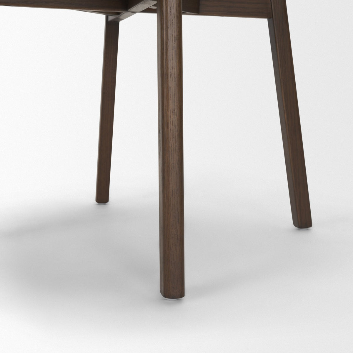 Cole Open Back Dining Side Chair | Stonewashed Latte Fabric w/ Wood, Set of 2 by Mercana at Eve Furniture