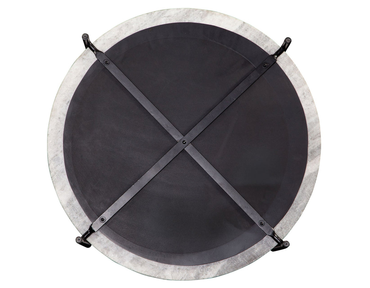 Coleen Sanwar 3-Piece Green Marble Top Table Set by Steve Silver at Eve Furniture