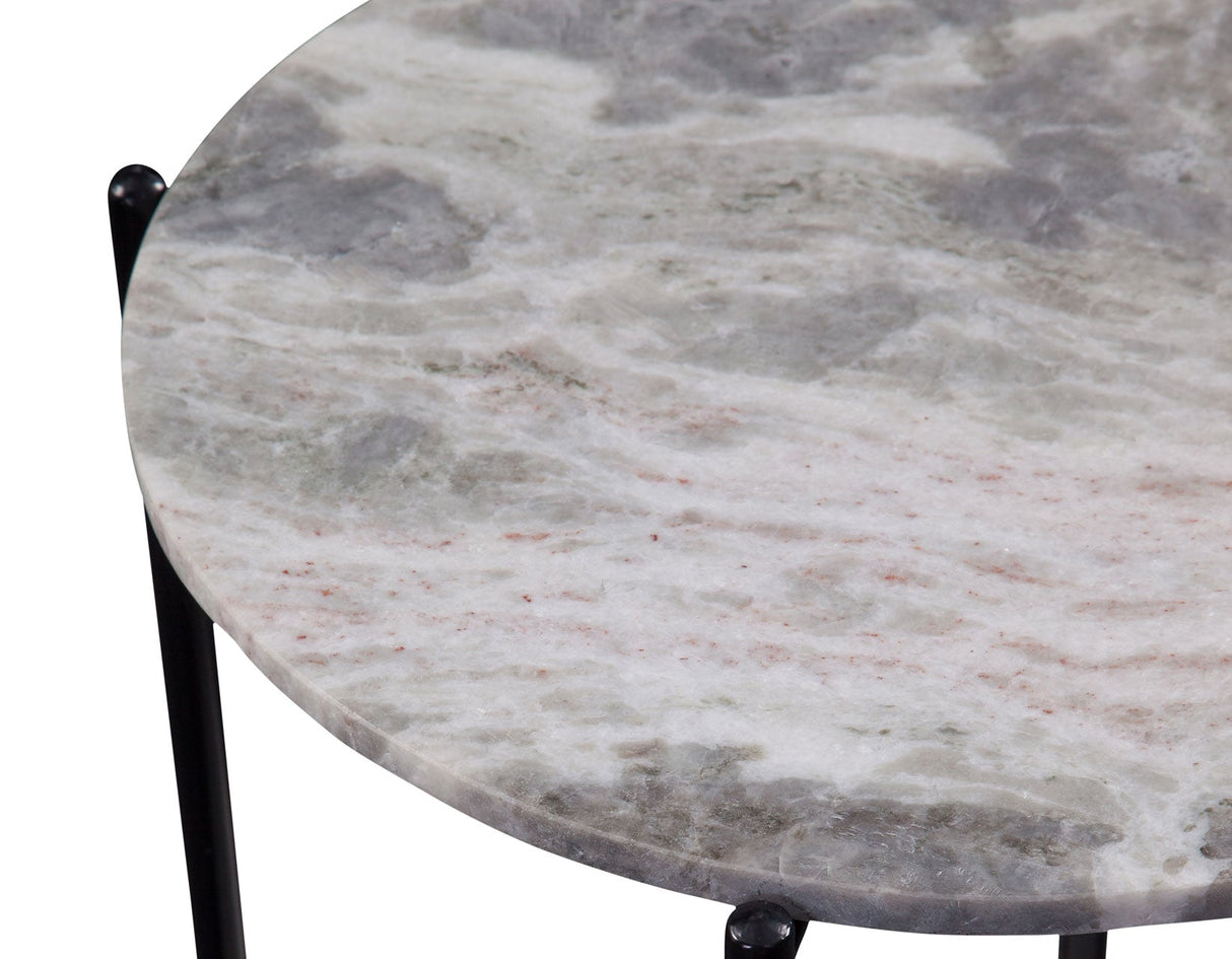 Coleen Sanwar 3-Piece Green Marble Top Table Set by Steve Silver at Eve Furniture
