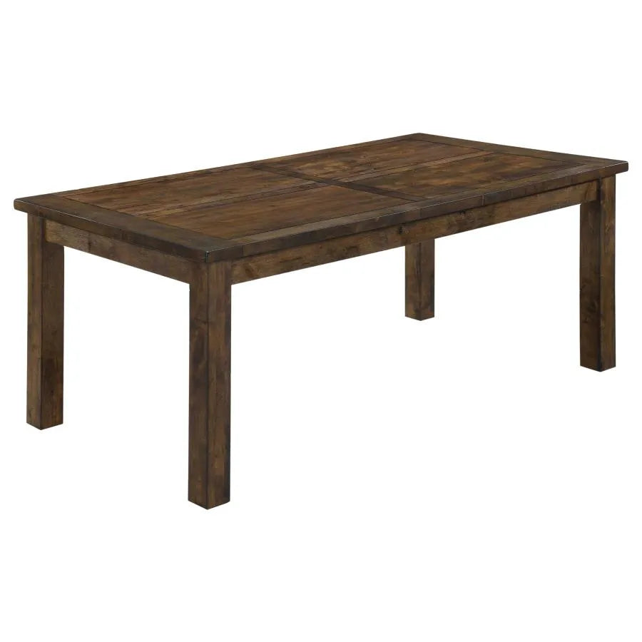 Coleman Rustic Golden Brown 7-Piece Dining Set by Coaster at Eve Furniture