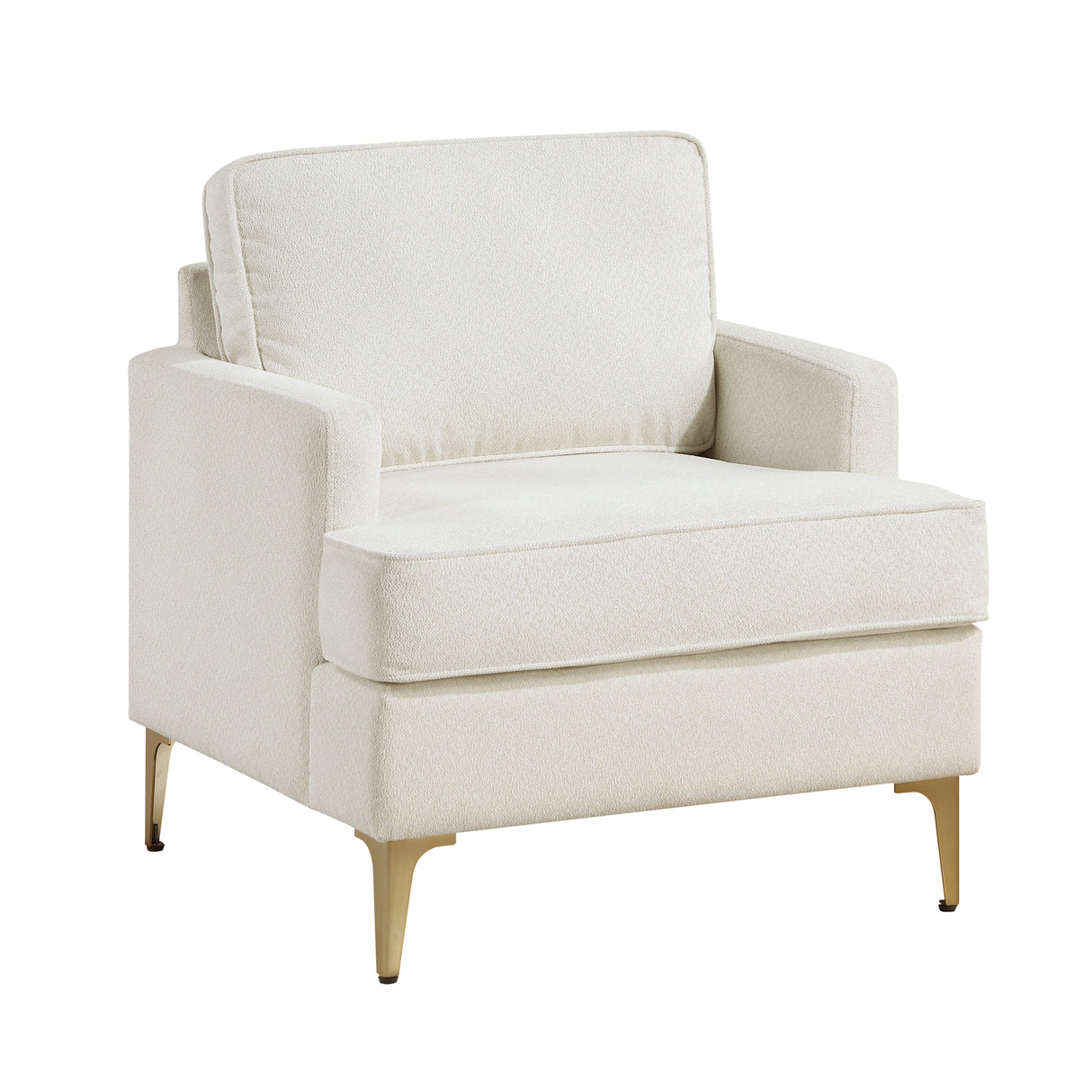 Colette Beige Accent Chair by Homelegance at Eve Furniture