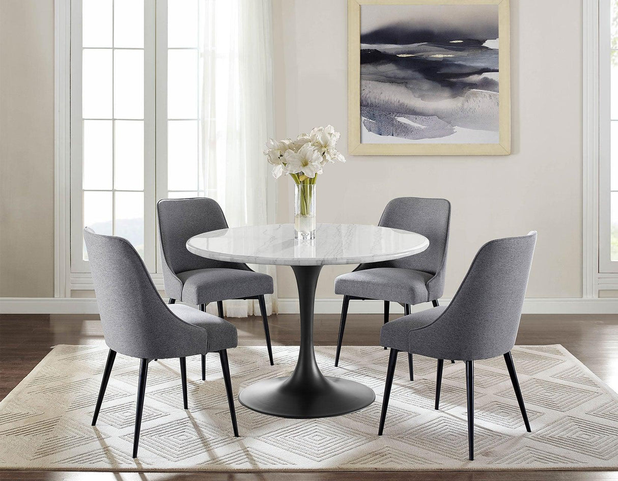 Colfax Side Chair Charcoal, Set of 2 by Steve Silver at Eve Furniture