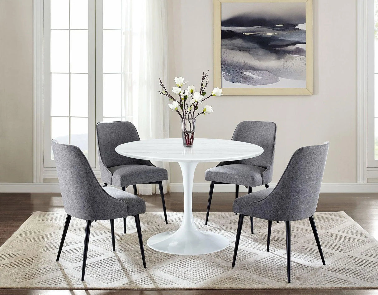 Colfax Side Chair Charcoal, Set of 2 by Steve Silver at Eve Furniture