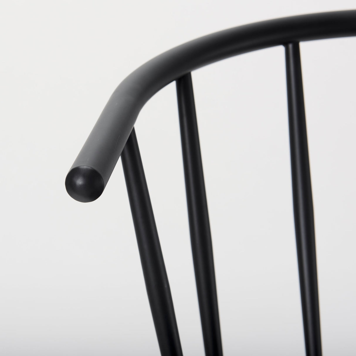 Colin Black Metal Bar Stool by Mercana at Eve Furniture