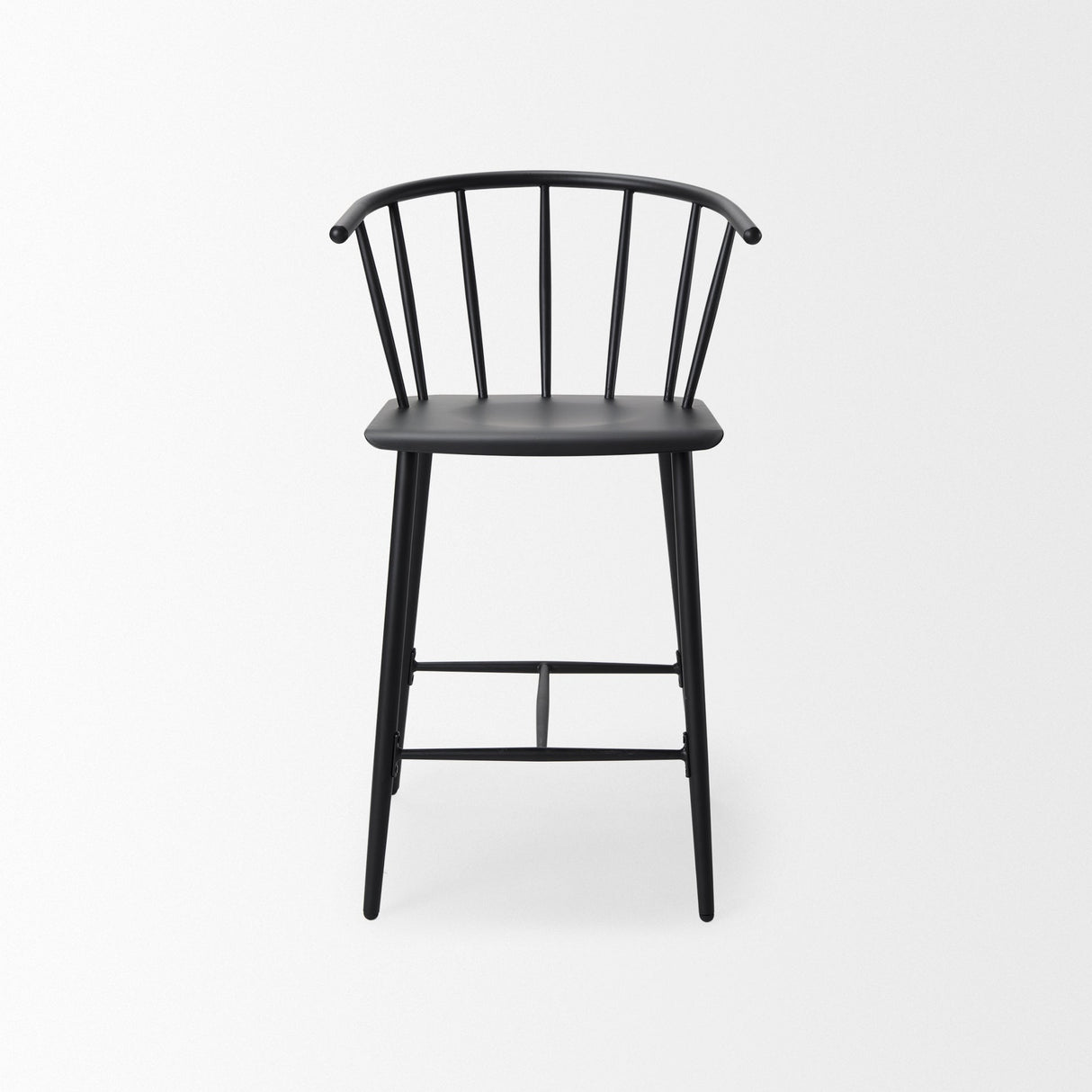 Colin Black Metal Counter Stool by Mercana at Eve Furniture