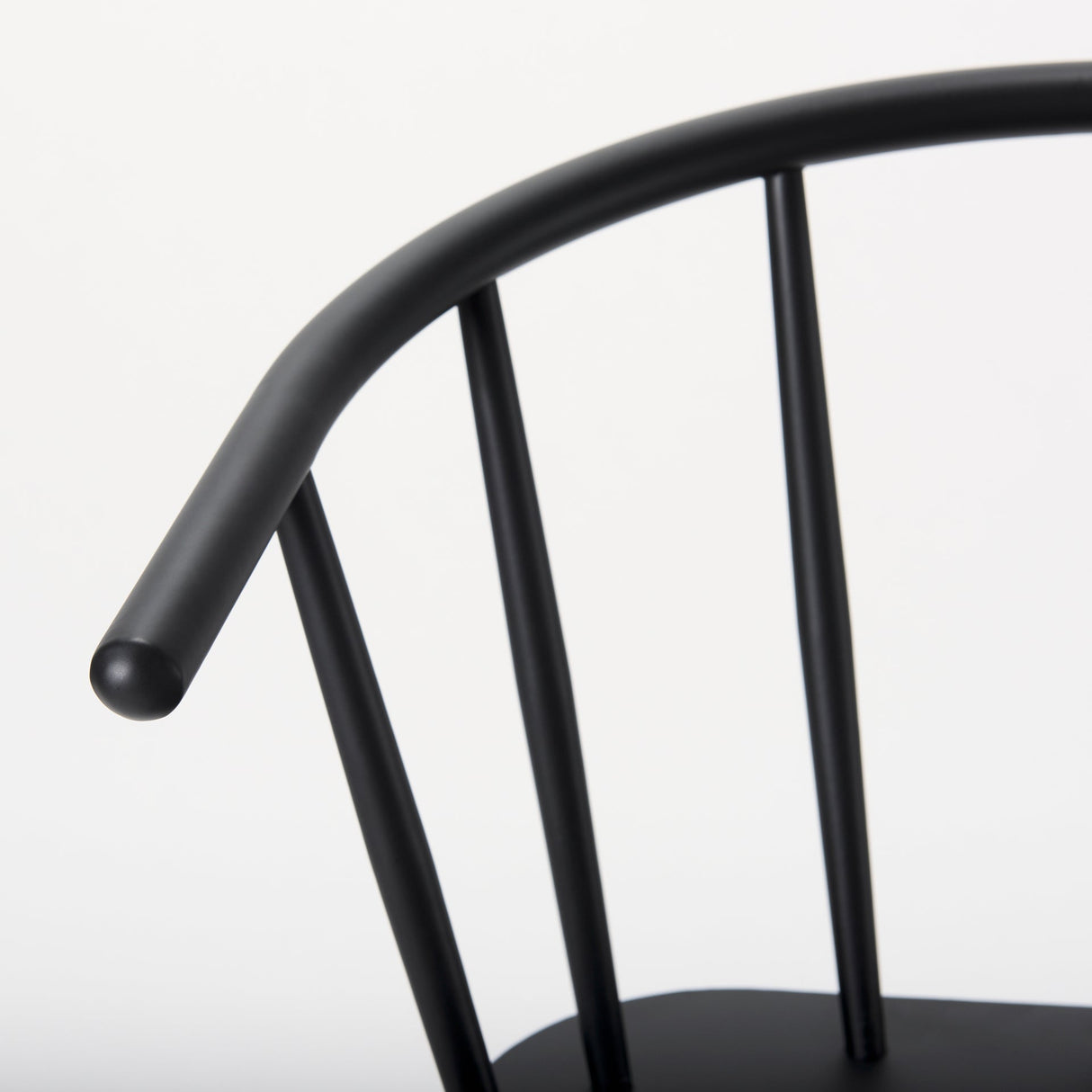 Colin Black Metal Counter Stool by Mercana at Eve Furniture