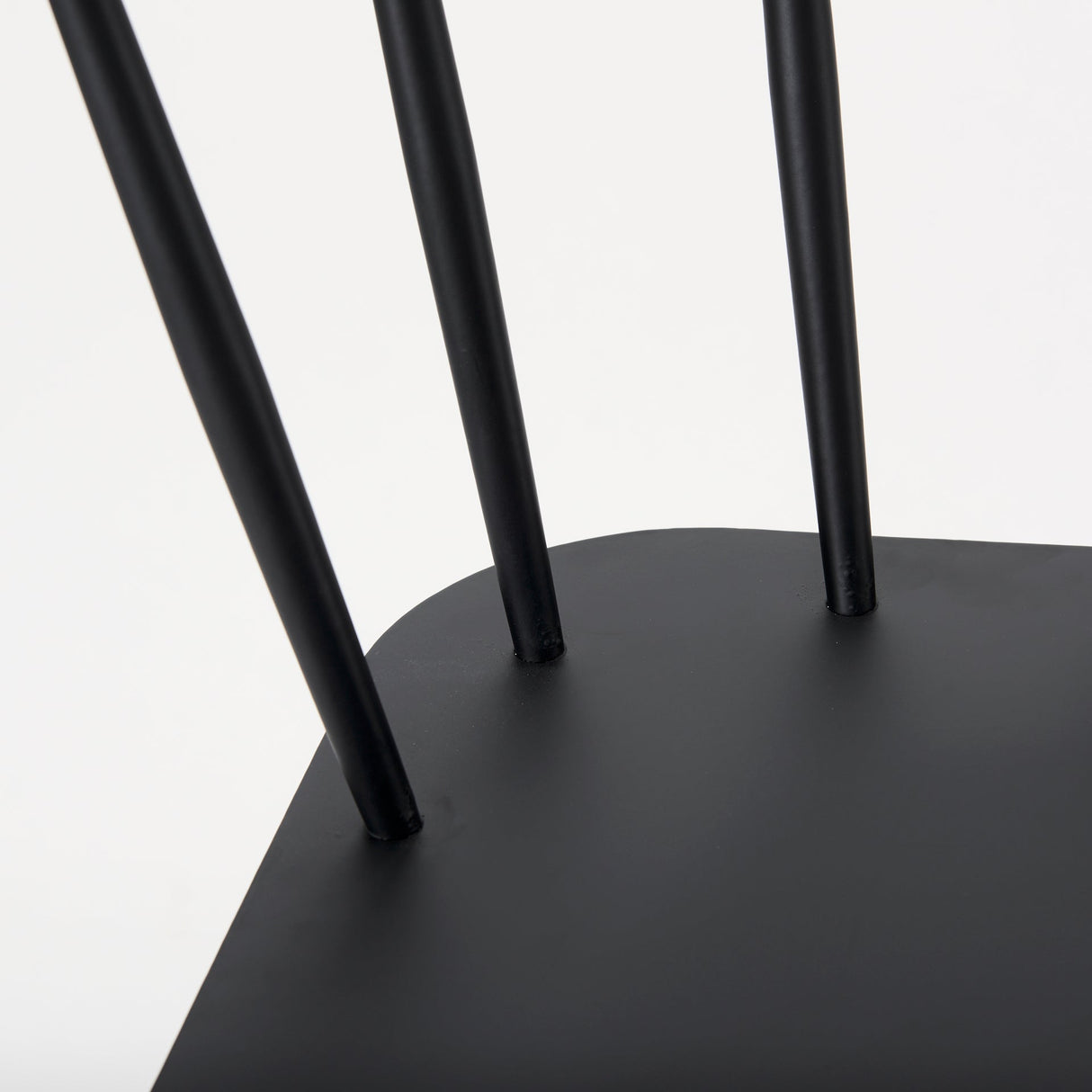 Colin Black Metal Counter Stool by Mercana at Eve Furniture