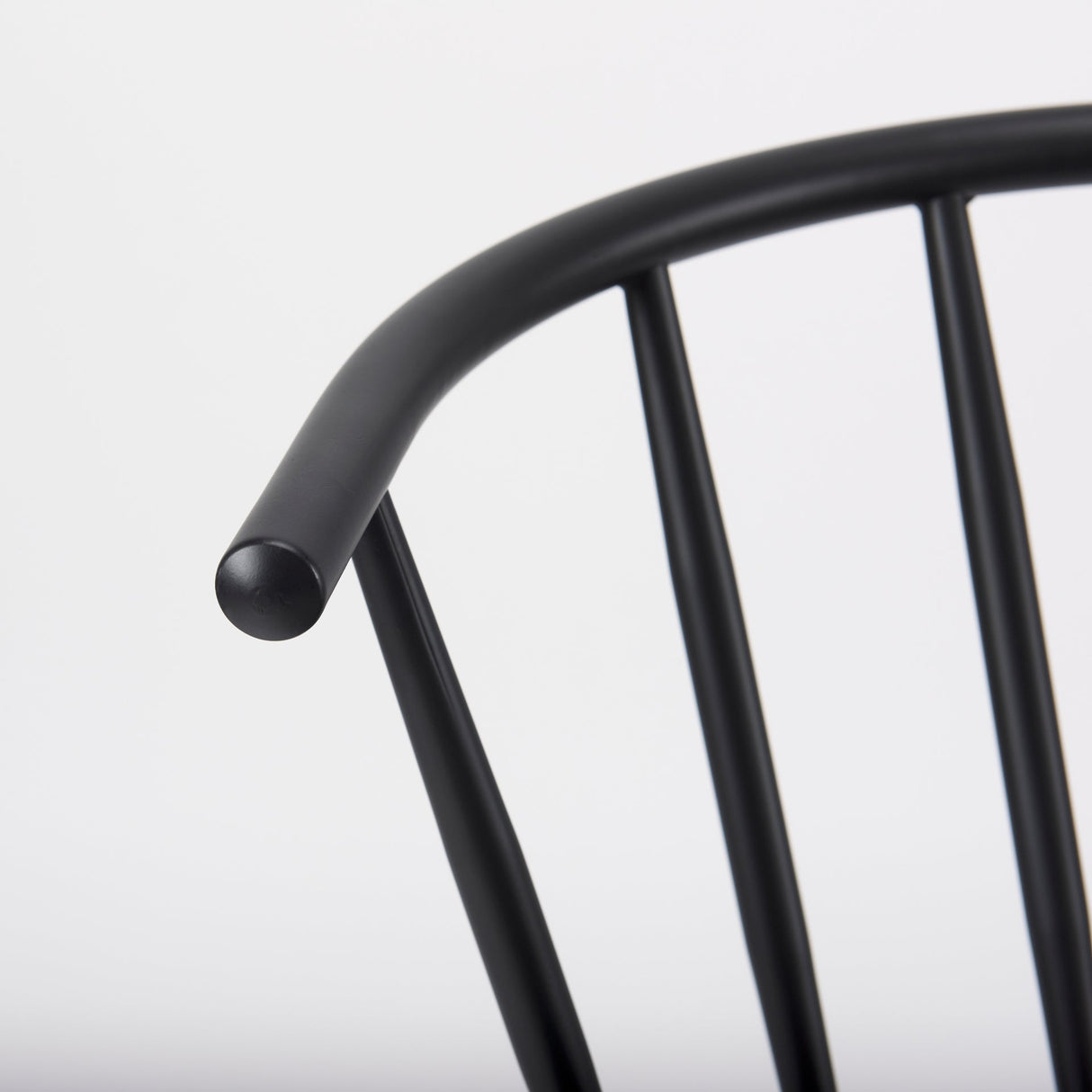 Colin Black Metal Dining Chair by Mercana at Eve Furniture