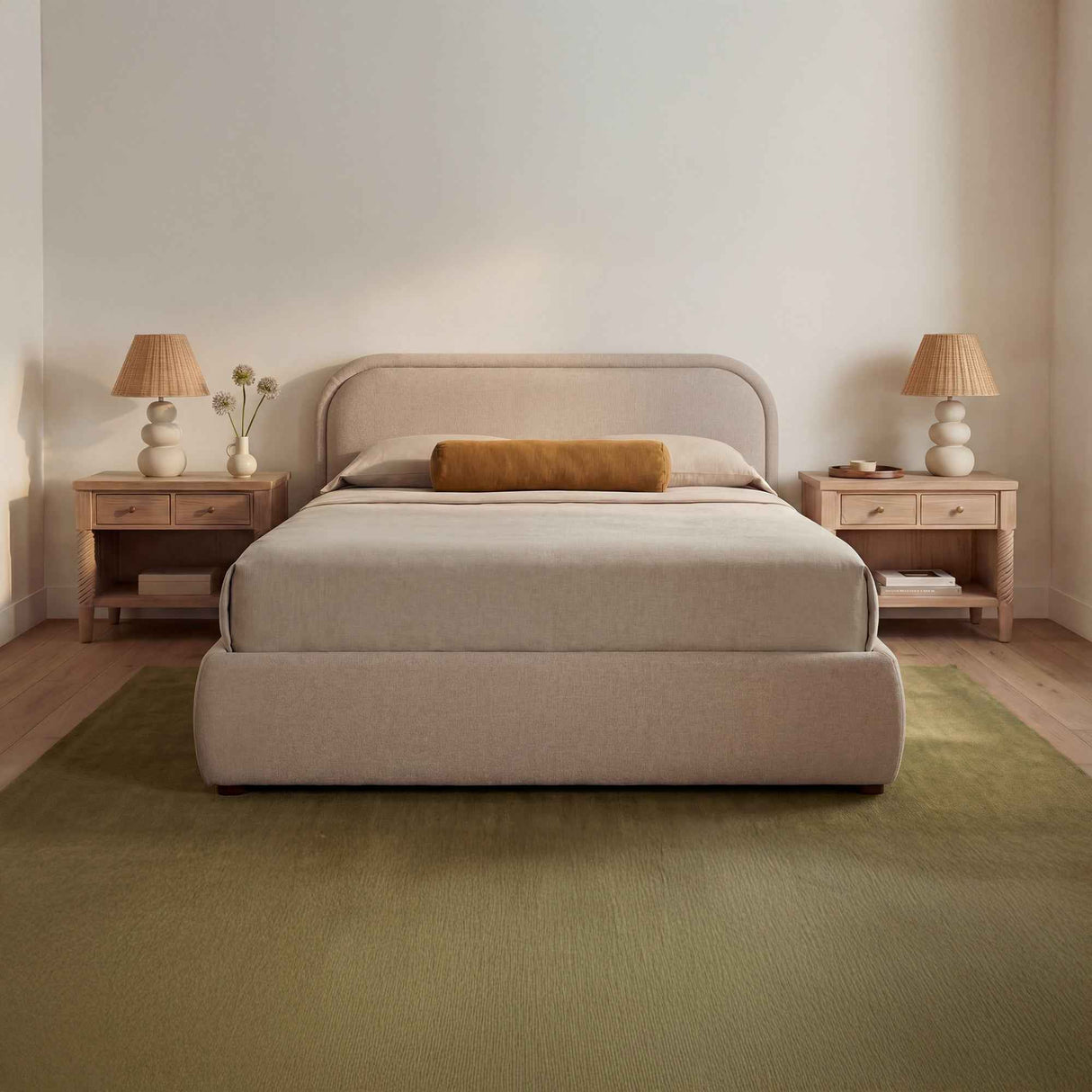 Colin Light Brown Queen Storage Bed by Moe's Home at Eve Furniture