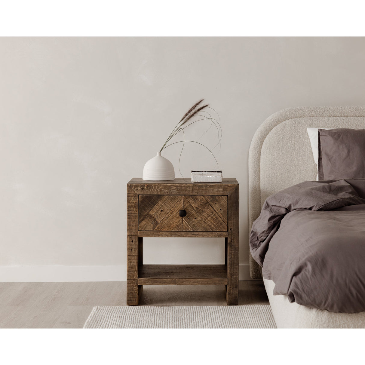 Colin Oatmeal King Bed by MOES at Eve Furniture